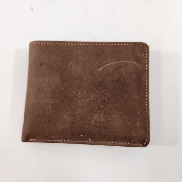 JBG International Leather Wallet Folding Brown New - Picture 3 of 10